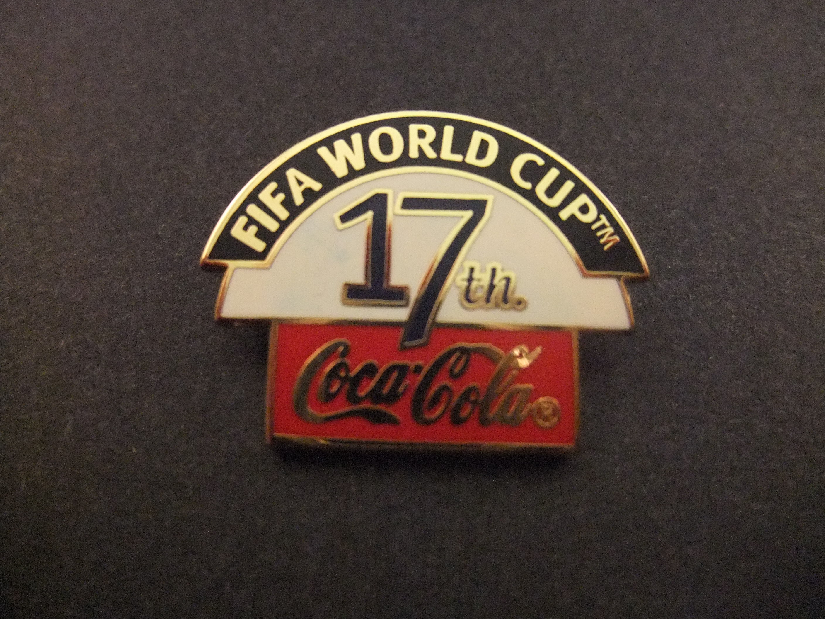 Fifa world Cup voetbal sponsor Coca Cola 17 th